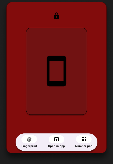 Lo-fi prototype — phone-tap lock