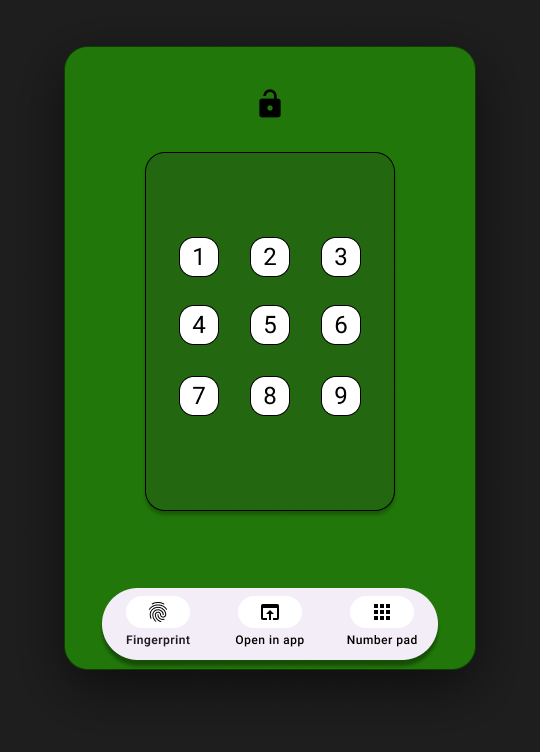 Better Safe — unlocked keypad state