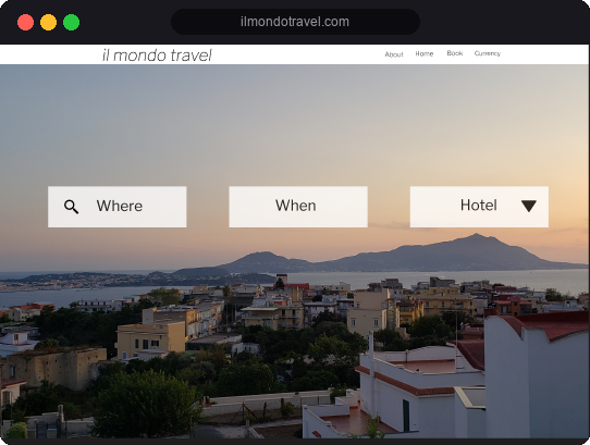 Il Mondo Travel booking site